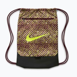 Bag Nike Brasilia 9.5 18 l burgundy crush/black/volt