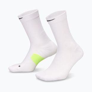 Socks Nike Running Midweight Crew white/volt/black
