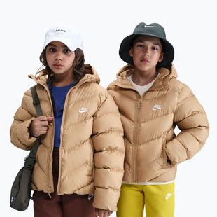 Children's insulated jacket Nike Sportswear All Day Play hemp/white