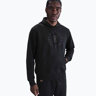 Men's tennis sweatshirt Nike Court Dri-Fit Heritage French Terry Hoodie black/anthracite