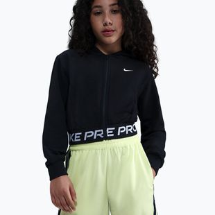 Children's sweatshirt Nike Pro Fleece black/black/black/white
