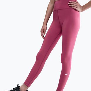 Children's leggings Nike One Dri-Fit High-Waisted sweet beet/white