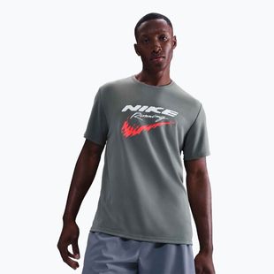 Men's running top Nike Miler Dri-Fit UV smoke grey