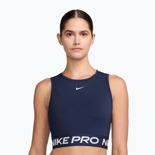Women's training top Nike Pro Dri-Fit midnight navy/white