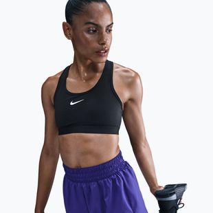 Training bra Nike Swoosh Medium Support black/white