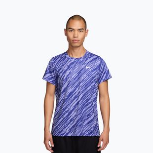 Men's tennis shirt Nike Court Dri-Fit Victory Print lapis/white