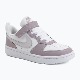 Children's shoes Nike Court Borough Low Recraft white/plum fog/white/venice