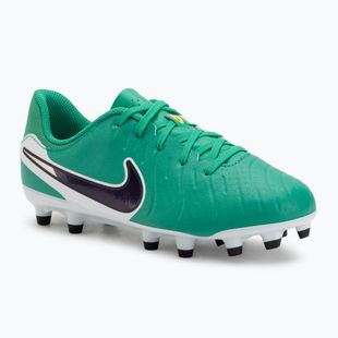 Children's football boots Nike Tiempo Legend 10 Academy LV8 FG/MG stadium green/dark obsidian