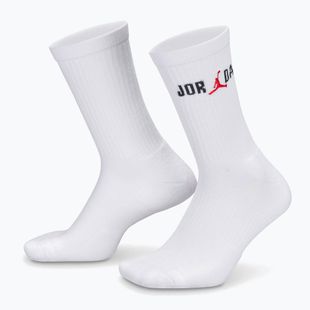 Socks Nike Jordan Everyday Crew 1 para white/black/university red