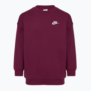 Children's sweatshirt Nike Sportswear Club Fleece bordeaux/white