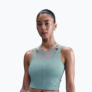 Woman's training top Nike One Fitted Dri-Fit Cropped Tank cannon/bicoastal