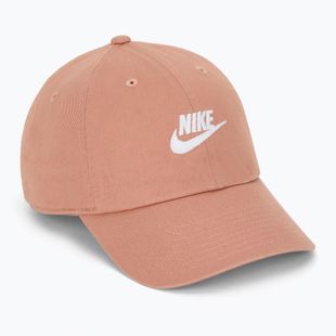 Baseball cap Nike Club Unstructured Futura Wash rose gold/white