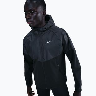 Men's running jacket Nike Miler Repel Winterized black/anthracite