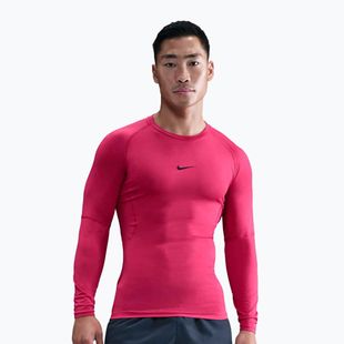 Men's training longsleeve Nike Pro Dri-Fit Tight Fitness rush pink/black
