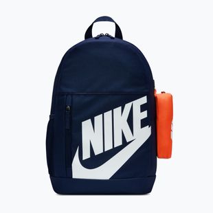 Children's urban backpack Nike Elemental Shoebox 20 l midnight navy/orange/white