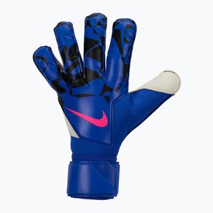 Goalkeeper gloves Nike Grip3 racer blue/black/pink blast