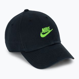 Baseball cap Nike Club Unstructured Futura Wash black/mean green
