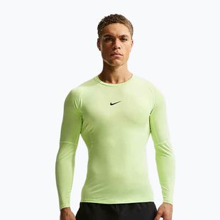 Men's training longsleeve Nike Pro Dri-Fit Tight Fitness light liquid lime/black
