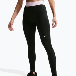 Women's leggings Nike Pro Mid-Rise Full black/pink foam/white