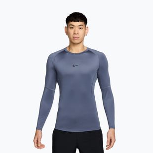 Men's training longsleeve Nike Pro Dri-Fit Tight Fitness diffused blue/black