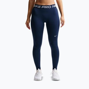 Women's leggings Nike Pro Mid-Rise Full midnight navy/white