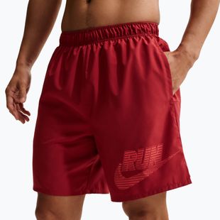 Men's shorts Nike Challenger Dri-Fit Brief-Lined 7" team crimson/light crimson
