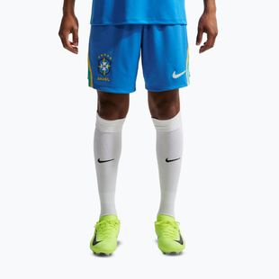 Men's football shorts Nike Brazil 2026 Stadium Home lt photo blue/light mint/white