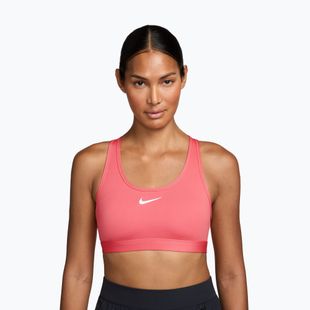 Training bra Nike Swoosh Medium Support sea coral/white