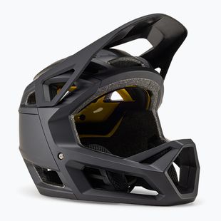 Fox Racing Proframe matte black bicycle helmet