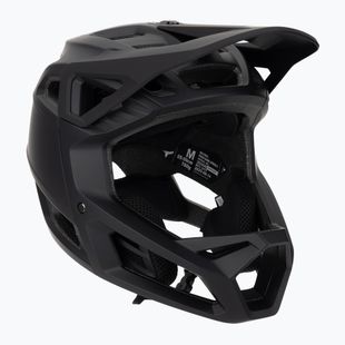 Fox Racing Proframe matte black bicycle helmet