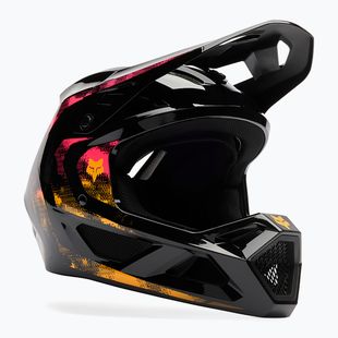 Fox Racing Rampage Kairos tangerine bike helmet