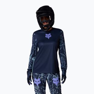Women's cycling longsleeve Fox Racing Ranger Image Print arctic blue