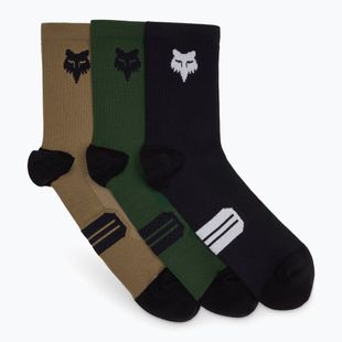 Socks Fox Racing 6 Ranger Prepack 3 pairs black/multi