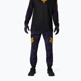 Men's cycling trousers Fox Racing Ranger Image Print plum