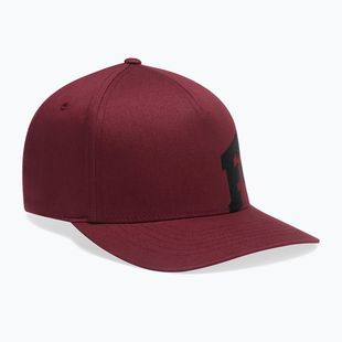 Men's baseball cap Fox Racing Fox Head X Flexfit dark maroon