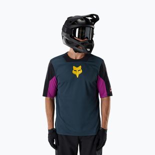 Men's cycling shirt Fox Racing Defend Creation galaxy blue