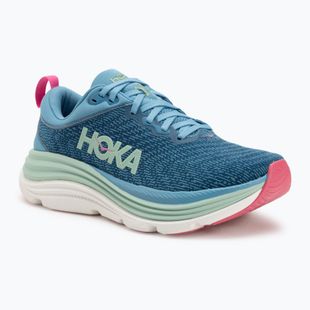 Women's running shoes HOKA Gaviota 5 alpine blue/jadeite