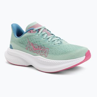 Women's running shoes HOKA Mach 6 jadeite/alpine blue