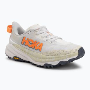 Women's running shoes HOKA Speedgoat 6 white/neon tangerine