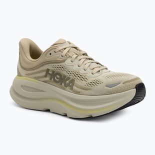 Men's running shoes HOKA Bondi 9 grassland/oyster mushroom