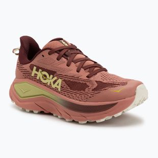 Women's running shoes HOKA Challenger 8 Wide blush / dark cedar