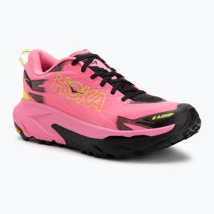 Men's running shoes HOKA Mafate 5 neon rose/black