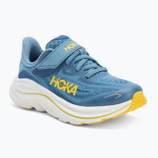 Children's running shoes HOKA Clifton 10 alpine blue/foggy night