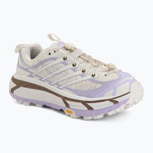 Shoes HOKA Mafate Three 2 Wordmark Alabaster/Iris Flower