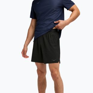 Men's running shorts HOKA Glide 7'' 2in1 black