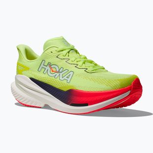 Men's running shoes Hoka Mach X 3 neon yuzu/squid ink