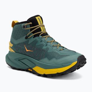 Men's trekking boots HOKA Mafate Hike thyme/yellow gold