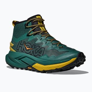 Men's trekking boots HOKA Mafate Hike thyme/yellow gold