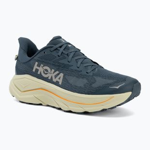 Men's running shoes HOKA Challenger 8 faded navy/pampass grass