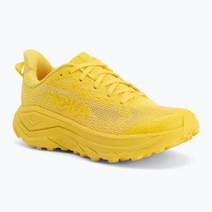Women's running shoes HOKA Challenger 8 electric lemon/electric lemon